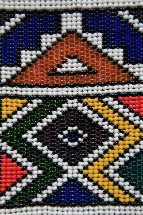 Framed Print : Africa, South Africa. Traditional beaded art Framed Print : Africa, South Africa. Traditional beaded art