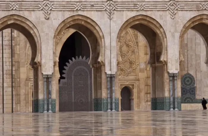 Framed Print : Al-Hassan II mosque, Casablanca, Morocco Framed Print : Al-Hassan II mosque, Casablanca, Morocco