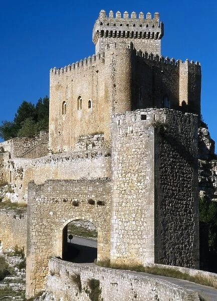 ALARCON. Castle. Arab origin and rebuilt under Christian rule by King Alfonso VIII