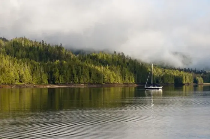 Framed Print : Alaska. Yes Bay in the Cleveland Peninsula region of Southeast Alaska