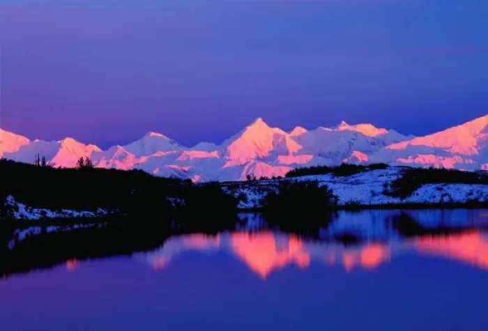 Framed Print : The Alaskan Range is adjacent to Mt. Denali, taken from Reflection Pond in Denali National Park Framed Print : The Alaskan Range is adjacent to Mt. Denali, taken from Reflection Pond in Denali National Park