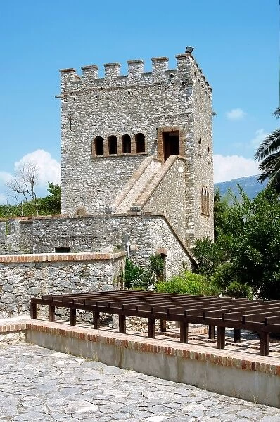 Albania, Butrint. Venetian castle dating from 14th-16th centuries