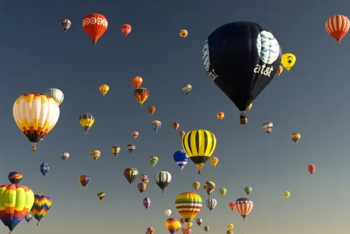 Framed Print : Albuquerque New Mexico Balloon Festival