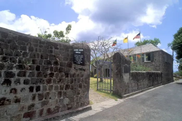 Framed Print : Alexander Hamilton birthplace Charlestown Nevis Framed Print : Alexander Hamilton birthplace Charlestown Nevis