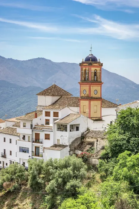Framed Print : Algatocin, Malaga, Andalusia, Spain. Mountain village Framed Print : Algatocin, Malaga, Andalusia, Spain. Mountain village