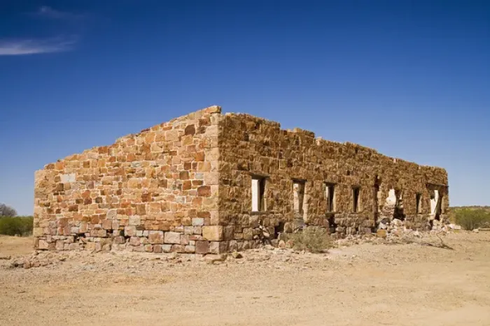 Framed Print : Algebuckina Railway Station Ruins (Old Ghan Railway), Oodnadatta Track, Outback, South Australia Framed Print : Algebuckina Railway Station Ruins (Old Ghan Railway), Oodnadatta Track, Outback, South Australia