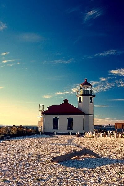 Alki Point Lighthouse in Seattle, Washington