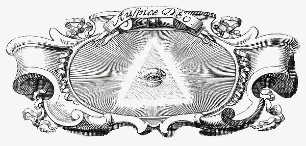 All Seeing Eye 16th c. engraving from Book on Alchemy Copyright: aAC Ltd