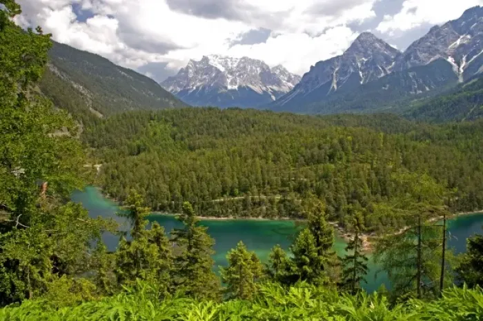 Framed Print : Alpine lake in the Austrian Alps, Austria
