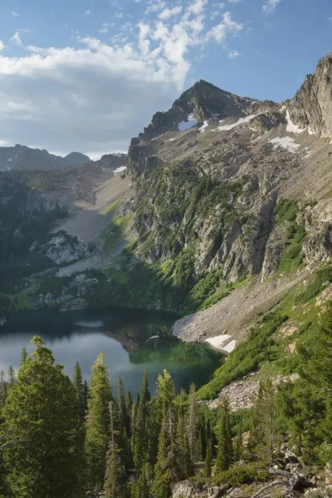 Framed Print : Alpine Lake, Sawtooth Mountains, Idaho Framed Print : Alpine Lake, Sawtooth Mountains, Idaho