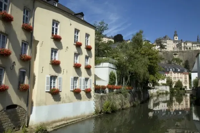 Framed Print : Alzette River, Luxembourg Framed Print : Alzette River, Luxembourg