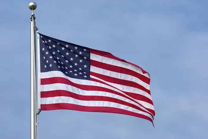 Framed Print : American flag