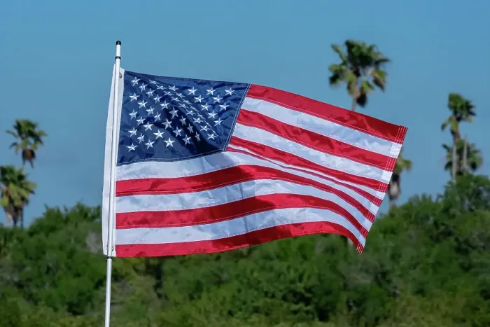 Framed Print : American flag, Florida Framed Print : American flag, Florida