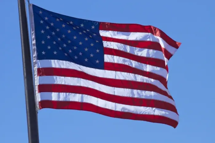 Framed Print : American flag, USA