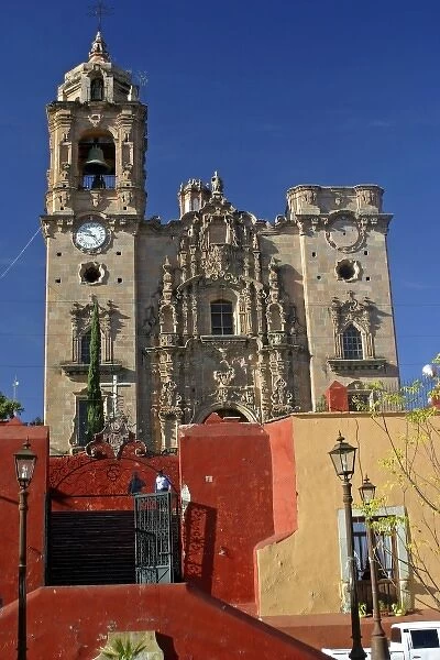 Americas, Mexico, La Valenica. The Temple of La Valencia, also known as San Cayetano