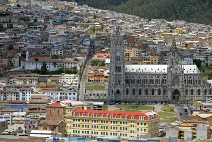 Framed Print : Americas, South America, Ecuador, Quito. At over 9, 000 feet in elevation, the capitol of Ecuador Framed Print : Americas, South America, Ecuador, Quito. At over 9, 000 feet in elevation, the capitol of Ecuador