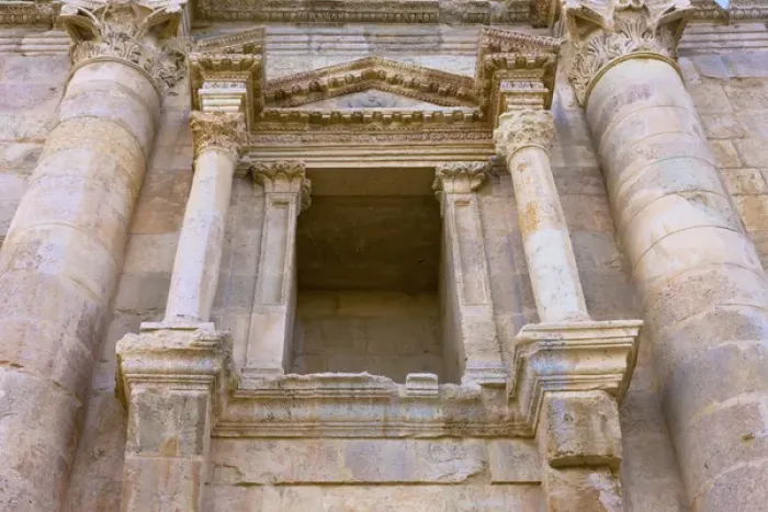 Framed Print : Ancient Jerash Gate, Amman, Jordan Framed Print : Ancient Jerash Gate, Amman, Jordan