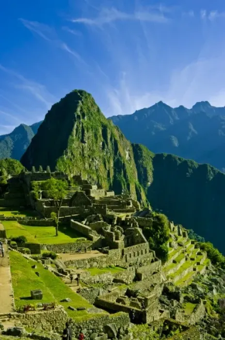 Framed Print : Ancient Machu Picchu, last refuge of the vanished Inca civilization in the Andes Mountains, Peru Framed Print : Ancient Machu Picchu, last refuge of the vanished Inca civilization in the Andes Mountains, Peru
