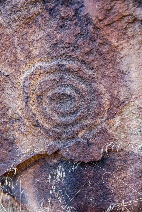 Framed Print : Ancient petroglyphs seen at Parowan Gap Framed Print : Ancient petroglyphs seen at Parowan Gap