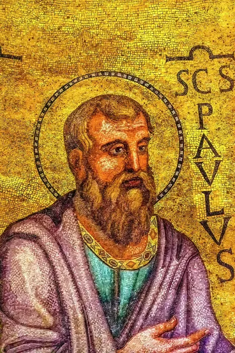 Framed Print : Ancient Saint Paul mosaic, Papal Basilica of Saint Paul, Rome, Italy. One of 4 Papal basilicas, established over Saint Paul's burial place in 324 by Emperor Constantine. (Editorial Use Only) Framed Print : Ancient Saint Paul mosaic, Papal Basilica of Saint Paul, Rome, Italy. One of 4 Papal basilicas, established over Saint Paul's burial place in 324 by Emperor Constantine. (Editorial Use Only)