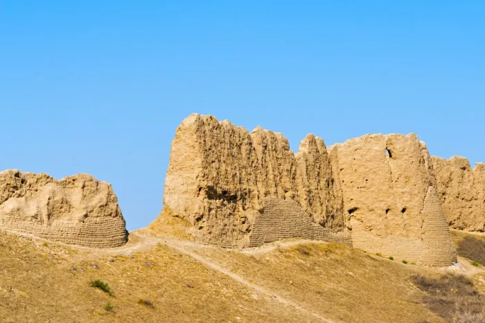 Framed Print : Ancient Sauran Settlement, Kazakhstan