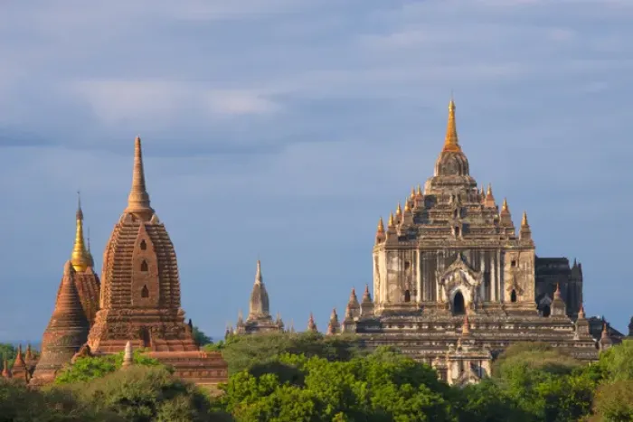 Framed Print : Ancient temples and pagodas, Bagan, Mandalay Region, Myanmar Framed Print : Ancient temples and pagodas, Bagan, Mandalay Region, Myanmar