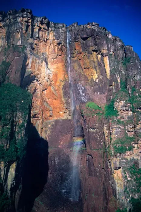 Framed Print : Angel Falls in Venezuela. angel falls, waterfall, vertical, drop, venezuela