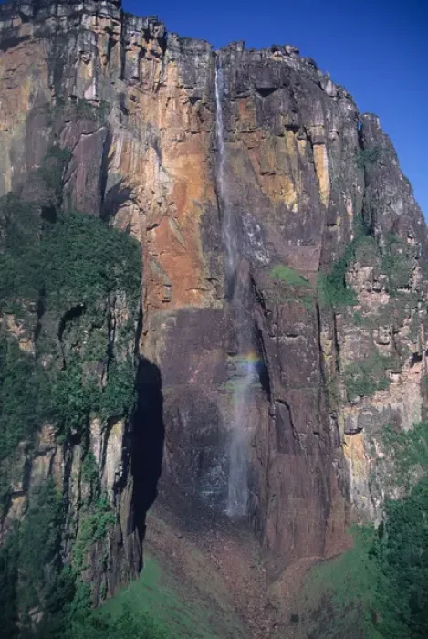 Framed Print : Angel Falls in Venezuela, highest falls in the world at 1, 000 meters