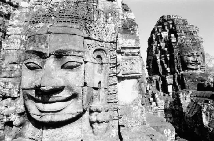 Framed Print : Angkor Cambodia, Heads The Bayon Framed Print : Angkor Cambodia, Heads The Bayon