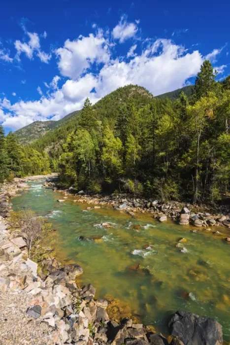 Framed Print : The Animas River, San Juan National Forest, Colorado USA Framed Print : The Animas River, San Juan National Forest, Colorado USA