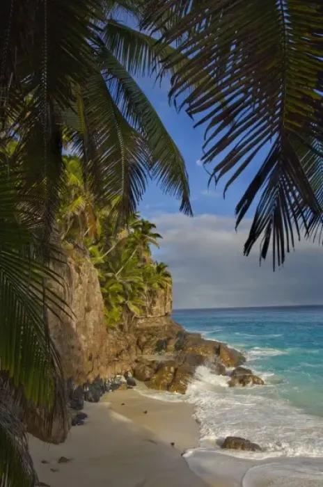 Framed Print : Anse Beach on Fregate Island Framed Print : Anse Beach on Fregate Island