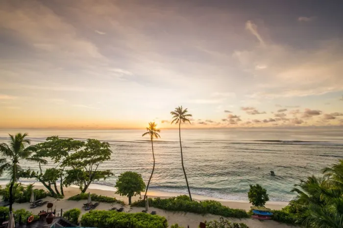 Framed Print : Anse Forbons beach at the Hilton DoubleTree Resort and Spa, Mahe, Republic of Seychelles Framed Print : Anse Forbons beach at the Hilton DoubleTree Resort and Spa, Mahe, Republic of Seychelles