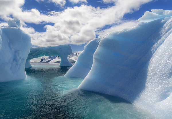 Antarctic Peninsula, Antarctica. Errera Channel, beautiful iceberg