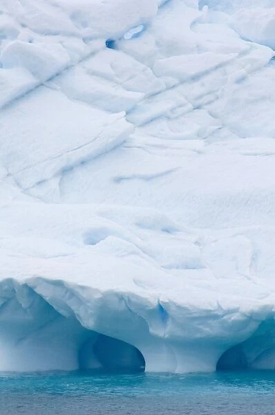Antarctica, Antarctia Peninsula, Brown Bluff (63832 S, 56855 W). Iceberg detail