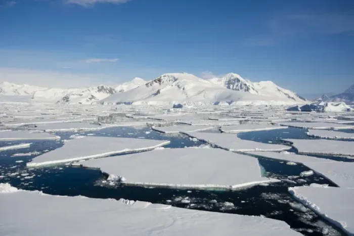 Framed Print : Antarctica. Antarctic Peninsula. South of the Antarctic Circle. near Adelaide Island