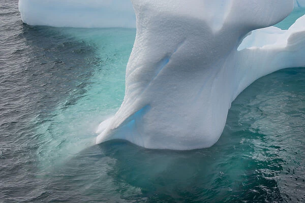 Antarctica. Antarctic Peninsula. Argentine Islands. Unusually shaped iceberg