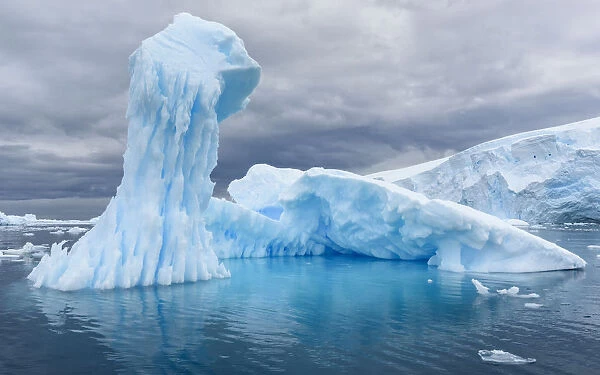 Antarctica, Antarctic Peninsula, Curtis Cove icebergs