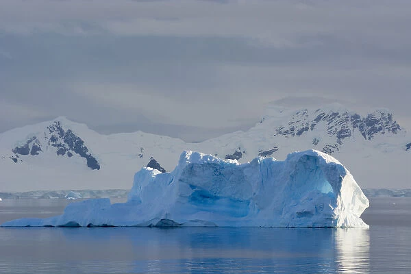 Antarctica. Antarctic Peninsula. Gerlache Strait. Blue iceberg