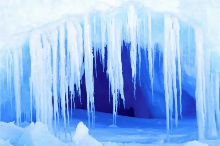 Framed Print : Antarctica, Australian Antarctic Territory. Cave in Iceberg Framed Print : Antarctica, Australian Antarctic Territory. Cave in Iceberg