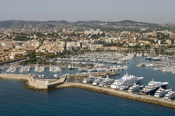 Antibes, View from Helicopter, Cote d Azur, France