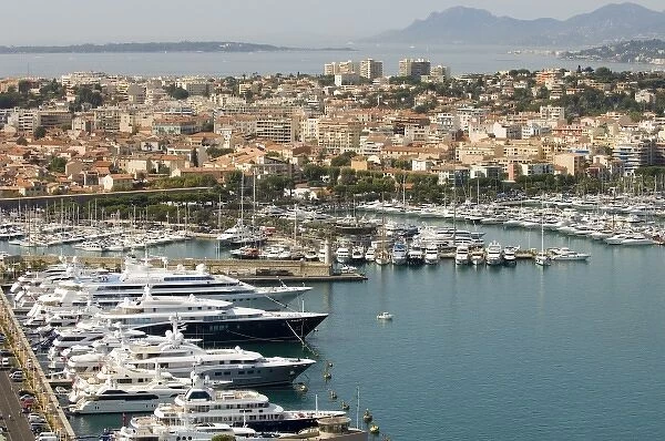 Antibes, View from Helicopter, Cote d Azur, France