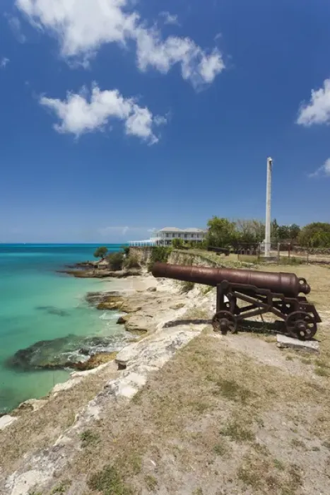 Framed Print : Antigua and Barbuda, Antigua, St. Johns, Fort James, old fort dating back to 1706