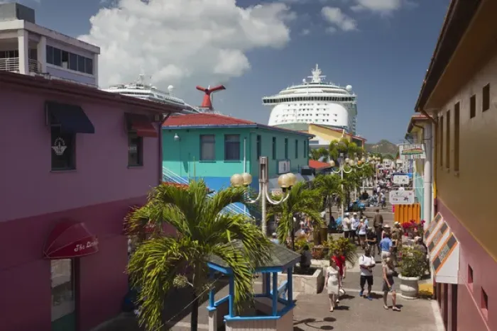 Framed Print : Antigua and Barbuda, Antigua, St. Johns, Heritage Quay, Cruiseship terminal shopping area Framed Print : Antigua and Barbuda, Antigua, St. Johns, Heritage Quay, Cruiseship terminal shopping area