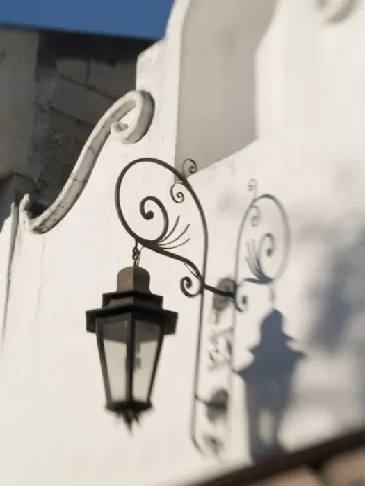 Framed Print : Antigua, Guatemala: Deatil of a lamp fixture