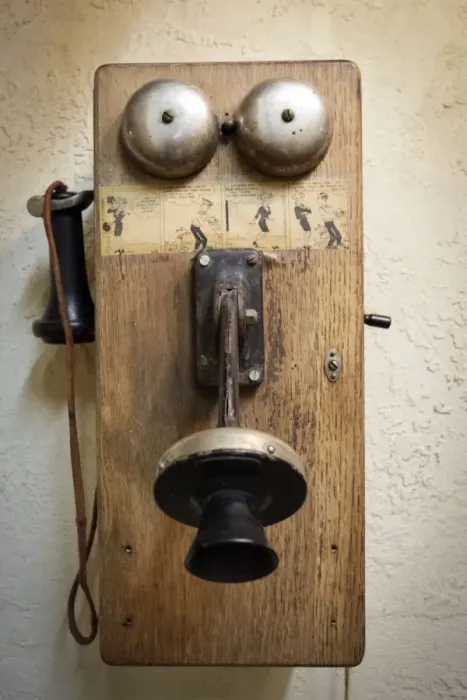 Framed Print : Antique telephone, Tucumcari, New Mexico, United States Framed Print : Antique telephone, Tucumcari, New Mexico, United States
