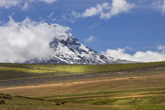 Framed Print : Antisana volcano, Antisana National Park, Ecuador