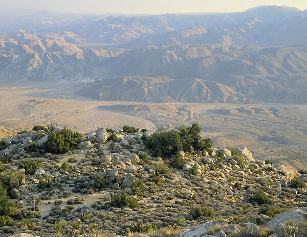 ANZA BORREGO DESERT STATE PARK, CALIFORNIA. USA. View from the summit of Whale Peak