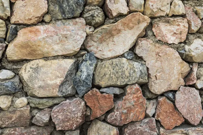 Framed Print : Anzob, Sughd Province, Tajikistan. Stone wall in a mountain village