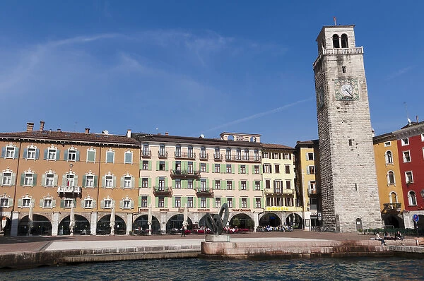 Apponale Tower, Piazza 3 Novembre, Riva del Garda, Lago di Garda, Trentino-Alto-Adige