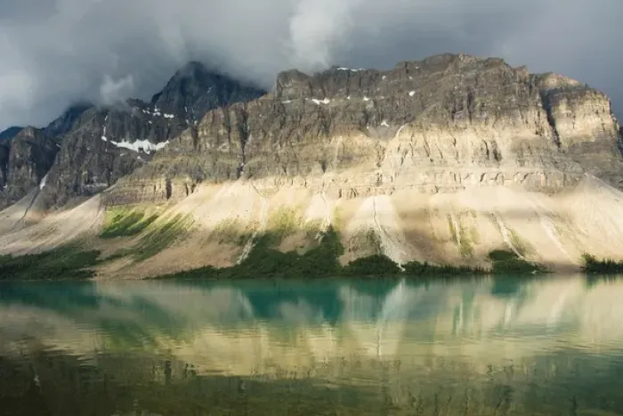 Framed Print : Approaching storm, Bow Lahe, Banff National Park, Alberta, Canada Framed Print : Approaching storm, Bow Lahe, Banff National Park, Alberta, Canada